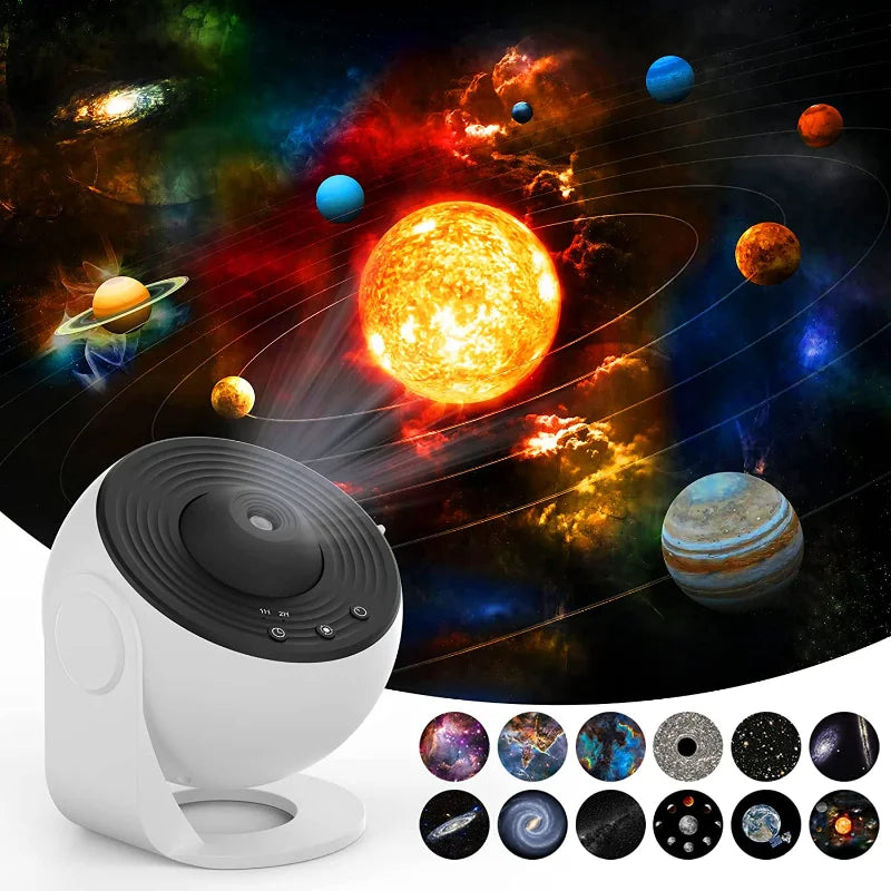 Galaxy Star Projector Night Light – 360° Rotating Planetarium Lamp for Kids - Lofty Enterprises