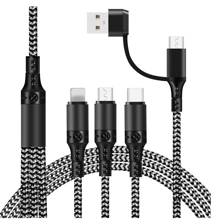 Fast Charging Five-in-one Data Cable, One For Three Charging Cables - Lofty Enterprises