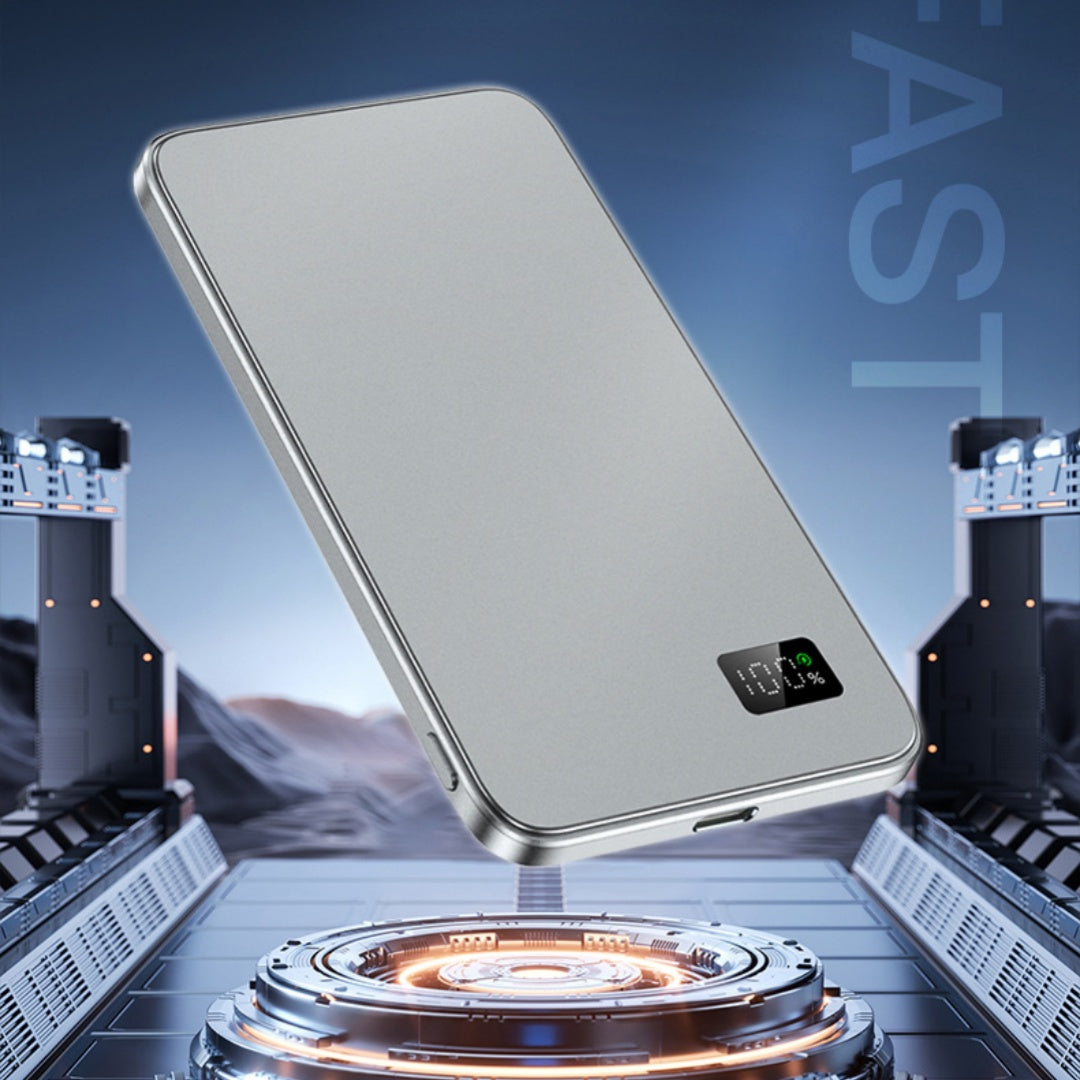 Simple Thin Wireless Magnetic Power Bank - Lofty Enterprises